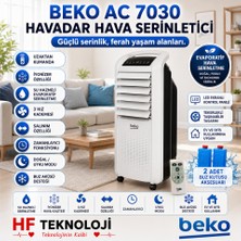 Beko Serinletme ve Aynı Zamanda Havayı Temizleme Özelliğine Sahip Ac 7030 Havadar Uzaktan Kumandalı Iyonizer Hava Soğutucu