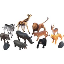 Merytoys Kutulu 12 Parça Vahşi Hayvan Seti