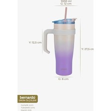SDT Group Alto Pipetli Termos Bardak Pembe 1000ML