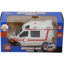 Merytoys Kutulu Çekbırak Işıklı Sesli Ambulans