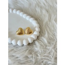 Revoia Gold Kalp Küpe