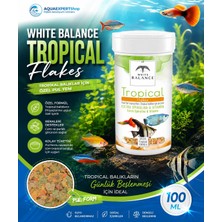 ​white Balance Tropical Flakes - Tropical Balık Yemi - Özel Formül - Zengin Içerik - Özel Türler Için Besleyici - 100 ml