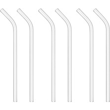 SDT Group Cam Pipet Set Bükülebilir, Temizleme Fırçalı Çevre Dostu, Tekrar Kullanılabilir, Dayanıklı Cam Smoothie, Kahve ve Soğuk Içecekler Için Ideal (6)