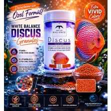 ​white Balance Discus Granules - Discus Balıları Için Granül Yem - Özel Formül - Balık Rengini Canlandırır -  100 ml