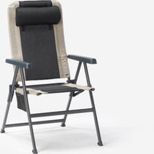 Quechua 5 Kademeli Yatırılabilir Katlanır Kamp Sandalyesi - Bej - Konforlu 150KG