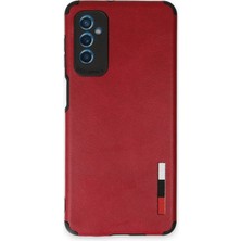 Durukar®  Samsung Galaxy M52 5g Kılıf Loop Deri Silikon - Kırmızı