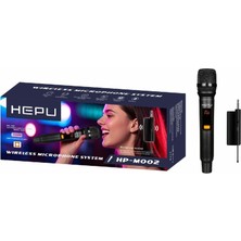 Hepu HP-M002 Uhf 1 El Kablosuz Telsiz Mikrofon