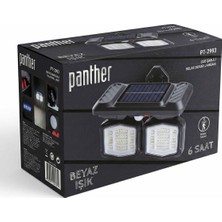 Panther PT-2993 Solar Karanlık ve Hareket Sensörlü LED Duvar Lambası