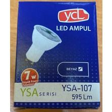 Ycl YSA-107 7 Watt Beyaz Işık GU10 Starter Duy LED Ampül