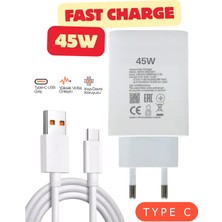 Fodos 45 Watt Hızlı Şarj Cihazı Type-C Şarj Aleti Adaptör Kablo Set Infinix Hot 40 Hot 40I Hot 40 Pro Uyumlu