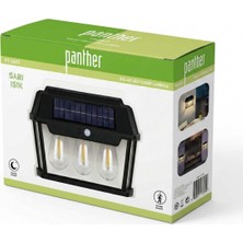 Panther PT-2933 Solar Karanlık ve Hareket Sensörlü LED Duvar Lambası