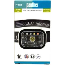 Panther PT-5975 USB Şarjlı 600 Lümen Sensörlü Kafa Lambası