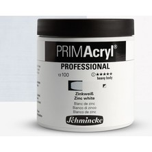 Schmincke : Primacryl Akrilik Boya : 237 ml : Zinc White
