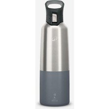 Quechua Outdoor Paslanmaz Çelik Termos - 1 L - Gri - 900