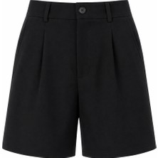 HANIQA Cepli Şort | Siyah | P25500