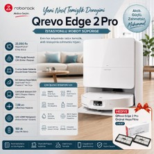 Roborock Qrevo Edge 2 Pro Istasyonlu Robot Süpürge Beyaz
