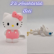 3D Atölye Maker  Beyaz Hello Kitty ve Beyaz Ejderhanı Nasıl Eğitirsin Ejderha Anahtarlık
