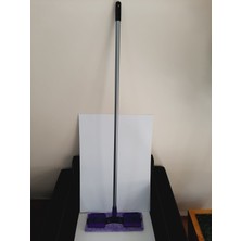 Bir Sürü Eşya Pak Market Metal Saplı Mandallı Mikrofiber Tablet Mop 35CM*13CM