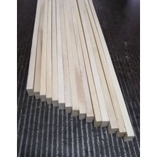 Yalçıntaş Wood Yalçıntaşwood Kavak Silinmiş Ahşap Çıta 2x1 cm 10 Adet  – Pürüzsüz Yüzeyli Hobi ve Dekorasyon Çıtası