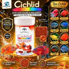 White Balance Cichlid Colour - Cichlid Balıkları Için Özel Renk Canlandırcı Formül - Besleyici ve Dengeli - 100 ml