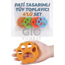 GIO Ticaret 4'lü Pati Tasarımlı Tüy Toplayıcı Set - Ekonomik Yıkanabilir Çamaşır Makinesi Uyumlu