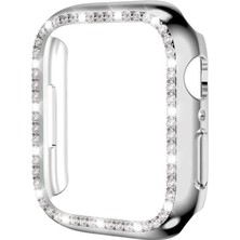 SDT Group 44MM ile Uyumlu Kenar Taşlı Kasa Koruyucu Gümüş