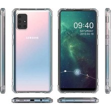 SDT Group Galaxy A71 Şeffaf Airbag Antishock Silikon Kılıf