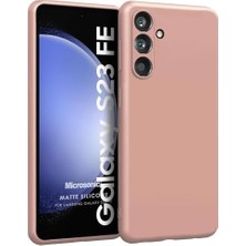 SDT Group Silicone Galaxy S23 Fe Için Kılıf Rose [galaxy S23 Fe ile Uyumlu Kılıf - Rose ]