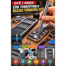 Open City 25 Parça Hassas Tornavida Seti Mıknatıslı Uçlu Telefon Saat Gözlük Kamera Tamir Kiti Cep Boy