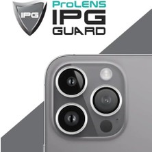 SDT Group Uyumlu Ipg Prolens Şeffaf Kamera Lens Koruyucu – Hd Netlik, Çizilmez Alumina Silikat Temperli Cam, Şeffaf Halkalı Bireysel Lens Kapağı (15 Pro/pro Max)
