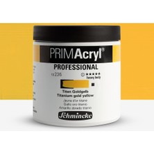 Schmincke : Primacryl Akrilik Boya : 237 ml : Titanium Gold Yellow