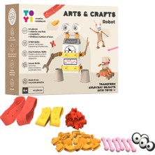 Toyi Arts Crafts Robot - Stem Seti ve Yaratıcı Yapı Oyuncakları