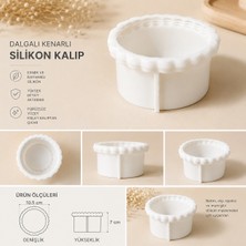 Helis Craft Kremalı Yaş Pasta Silikon Kalıbı | Mum, Taş Tozu ve Epoksi Döküm Kalıbı
