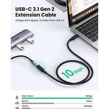 SDT Group Type-C Erkek To Type-C Dişi Uzatma Kablosu 1 Metre