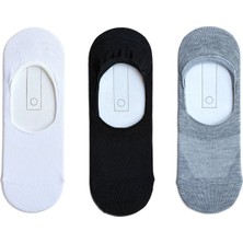 QUALITY WALKING Monochrome Series Babet Çorap 3'lü Set