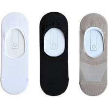 QUALITY WALKING Monochrome Series Babet Çorap 3'lü Set