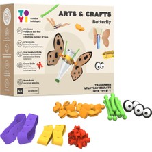 Toyi Arts Crafts Kelebek - Stem Seti ve Yaratıcı Yapı Oyuncakları