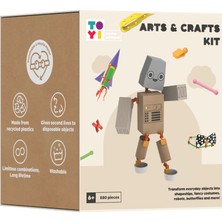 Toyi Arts Crafts Eğitim Kiti - 880 Parça Çevreci ve Yaratıcı Yapı Oyuncakları