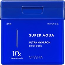 SDT Group Peeling Etkili Nemlendirici Cilt Bakım Pedi Super Aqua Ultra Hyalron Clear Pads