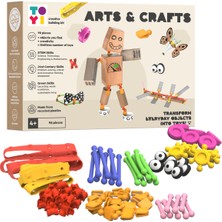 Toyi Arts Crafts - 98 Parça Stem Seti ve Yaratıcı Yapı Oyuncakları