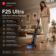 Roborock F25 Ultra Islak Kuru Dikey Süpürge Siyah