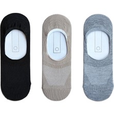 QUALITY WALKING Monochrome Series Babet Çorap 3'lü Set