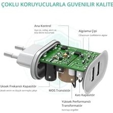 SDT Group 45W Pd Çift Port Hızlı Şarj Adaptörü - 17 Uyumlu, 045GNXV83