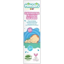 SDT Group Minoris Baby Yüz & Vücut Nemlendirici Jel | Organik, Doğal, Vegan & Cruelty- | Ph 5.5, Dermatolojik Olarak Test Edilmiş, Zararlı Kimyasallar Içermez | Hafif ve Hassas Bebek Bakımı 200 ml