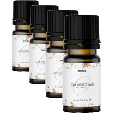 SDT Group %100 Saf ve Doğal Çay Ağacı Uçucu Yağı 10ML (4 Paketi)