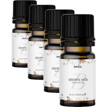 SDT Group %100 Saf ve Doğal Biberiye Uçucu Yağı 10ML (4 Paketi)
