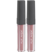 SDT Group Uzun Süre Kalıcı Yapışkan His Bırakmayan Nemlendirici Dudak Parlatıcısı - Lipgloss 01 Rose Pink (2 Paketi)