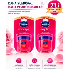 Vaseline Rosy Lip Therapy 7 Gr. 2 Adet