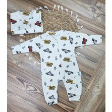 Little Trend Baby Araba Desenli Bebek Tulum