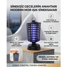 Matechno Elektrikli Sineklik Sivrisinek Kovucu Yakalama Cihazı Sinek Kovucu Cız Lamba Mor Işık
